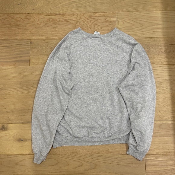 Vintage Urban Outfitters Crewneck Sweatshirt Grey Mens Large Baggy Fit - Picture 2 of 5